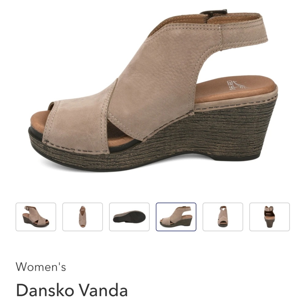 Dansko Vanda open toe sandals sz 40 - Picture 4 of 13